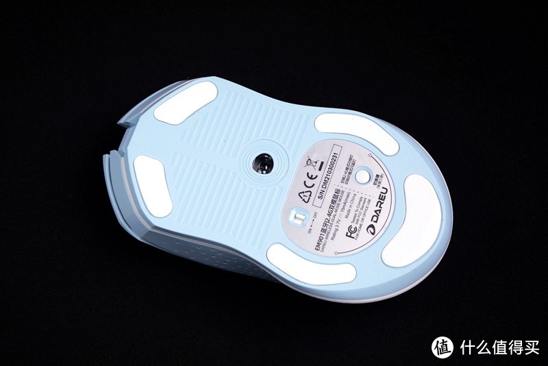 169元的纯无线双模鼠标，达尔优EM901蓝牙2.4G双模冰晶蓝版开箱
