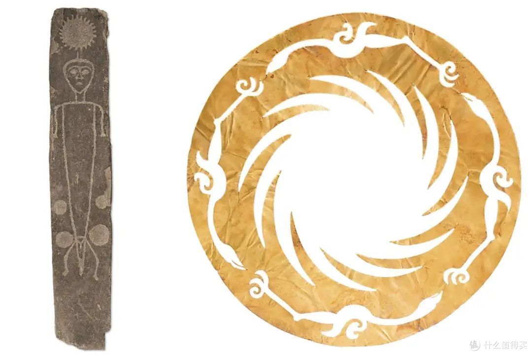 08湖北省人民政府 右图:商周太阳神鸟金饰,被定为中国文化遗产标志