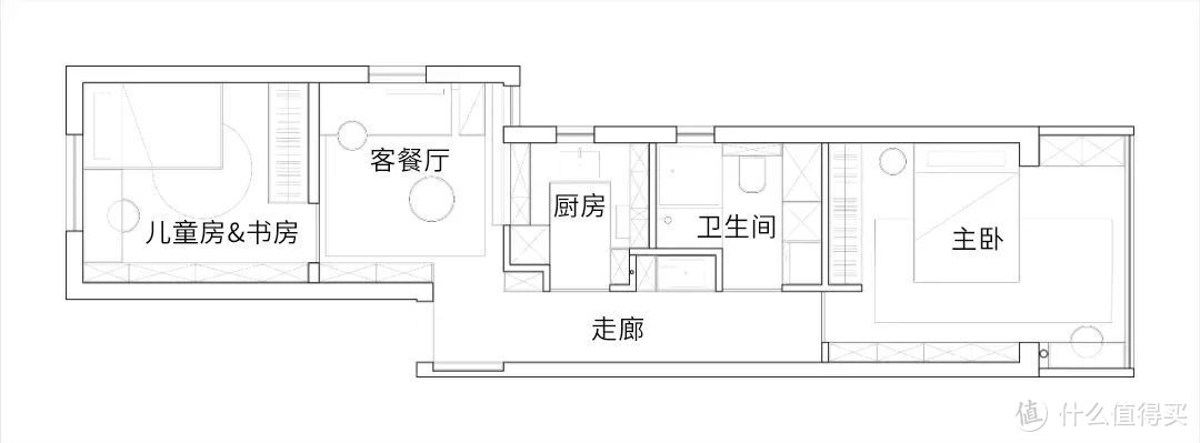 50㎡一厅五用，还能坐拥三分离、书房和家政间，堪称最强小户型！