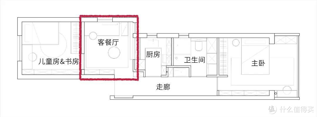 50㎡一厅五用，还能坐拥三分离、书房和家政间，堪称最强小户型！