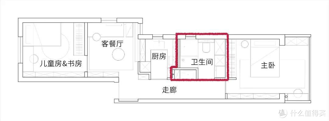 50㎡一厅五用，还能坐拥三分离、书房和家政间，堪称最强小户型！