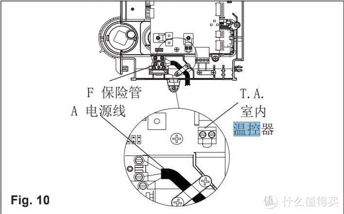 说明书上的接线