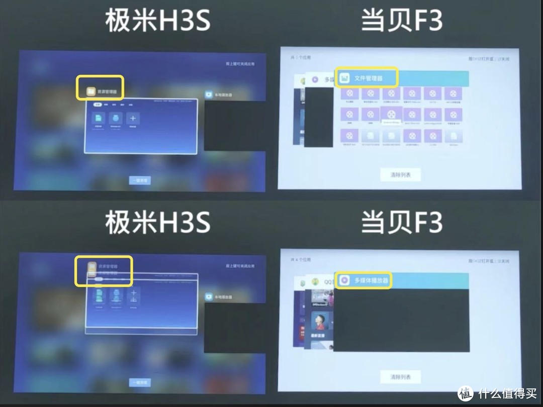 当贝F3和极米H3S哪个好？当贝F3和极米H3S的区别大吗?
