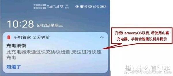 华为李小龙解释，为何升级了鸿蒙系统后，充电提示缓慢问题