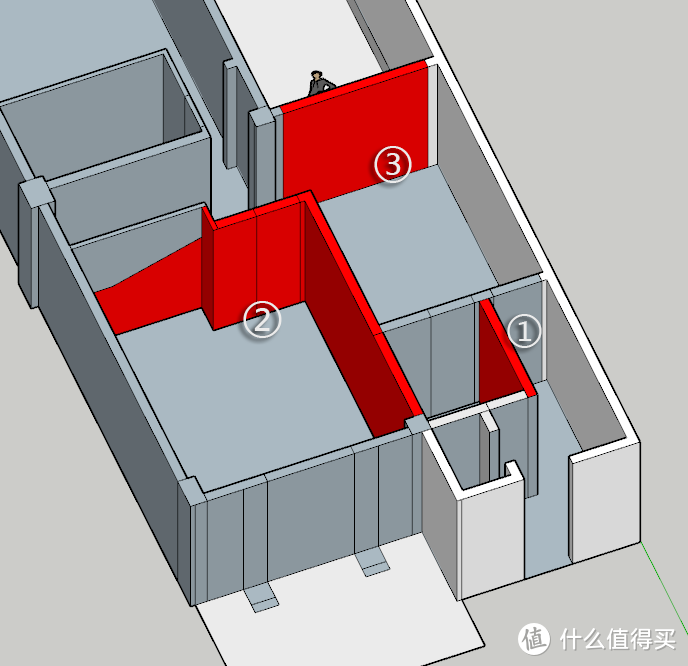 1F拆除墙体