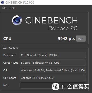 CINEBENCH R20跑分