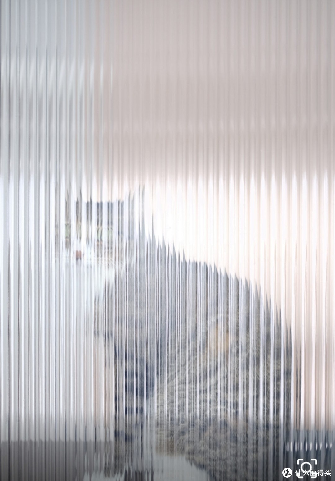 猫咪在长虹玻璃另一边的透视效果