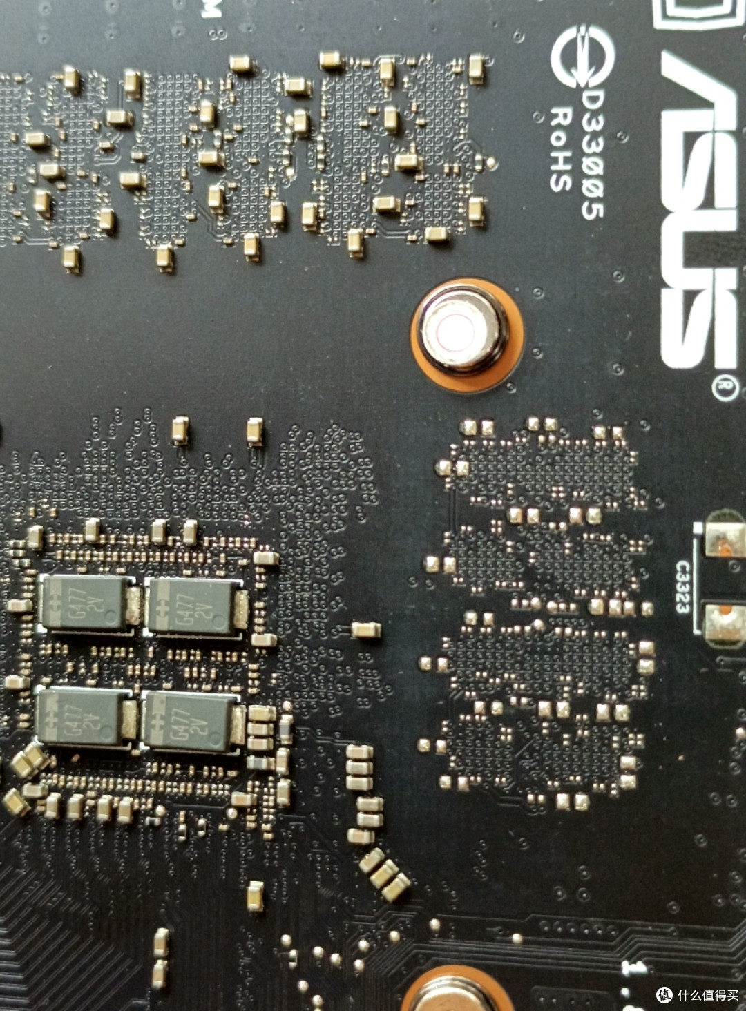 问其易碎贴为什么都边缘都呈黑色的了.