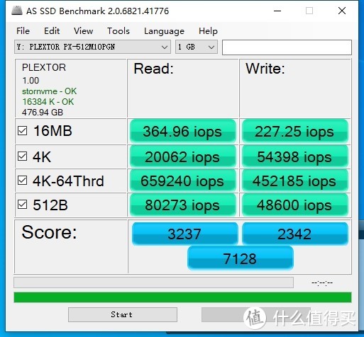 全新IG5236主控+96层堆叠BiCS4 NAND——浦科特M10P 512GB固态硬盘详测