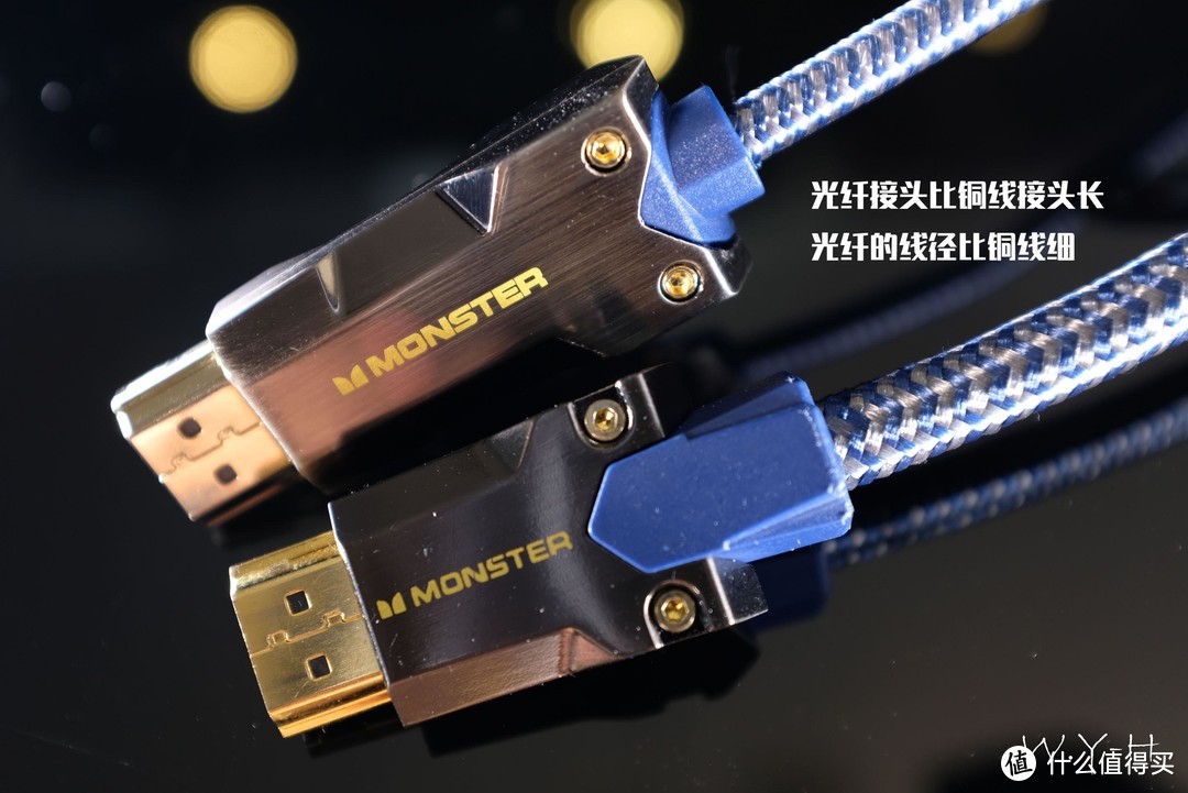 Monster魔声 M3000 “怪兽”（HDMI2.1）认证线材评测，线芯火烤暴力美学