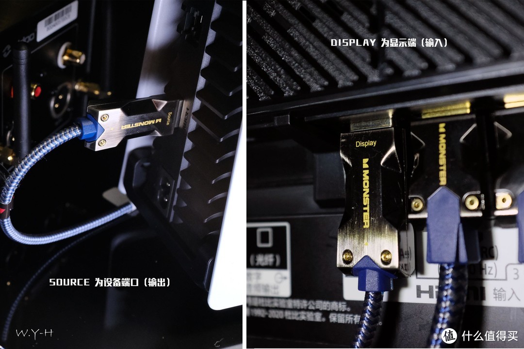 Monster魔声 M3000 “怪兽”（HDMI2.1）认证线材评测，线芯火烤暴力美学