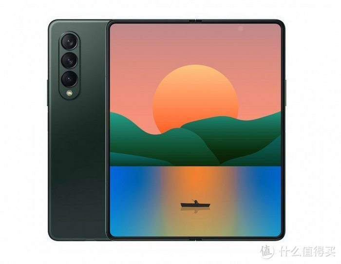 三星Galaxy Z Fold3 5G折叠屏旗舰机渲染图：屏下摄像头，骁龙888，或于8月11日发布