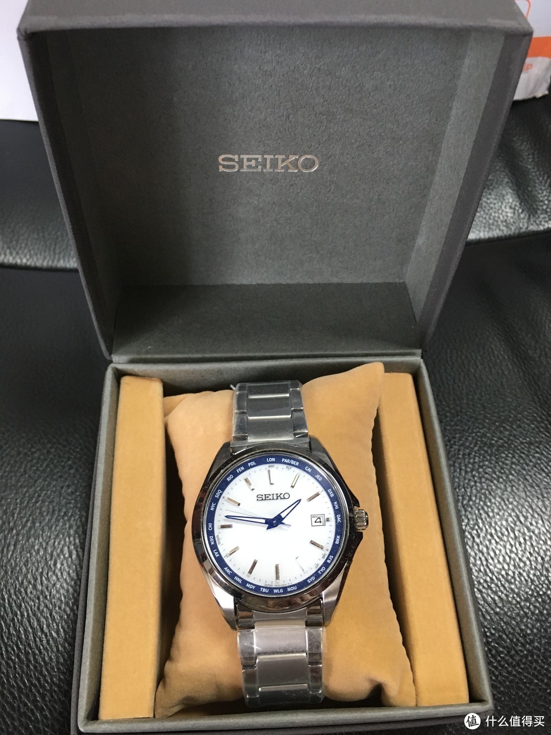 再度入手电波腕表之精工 SEIKO SBTM299 -世界之表