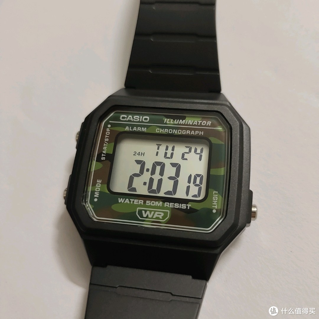 卡西欧Casio DW-9052-1V （真W217-H）测评