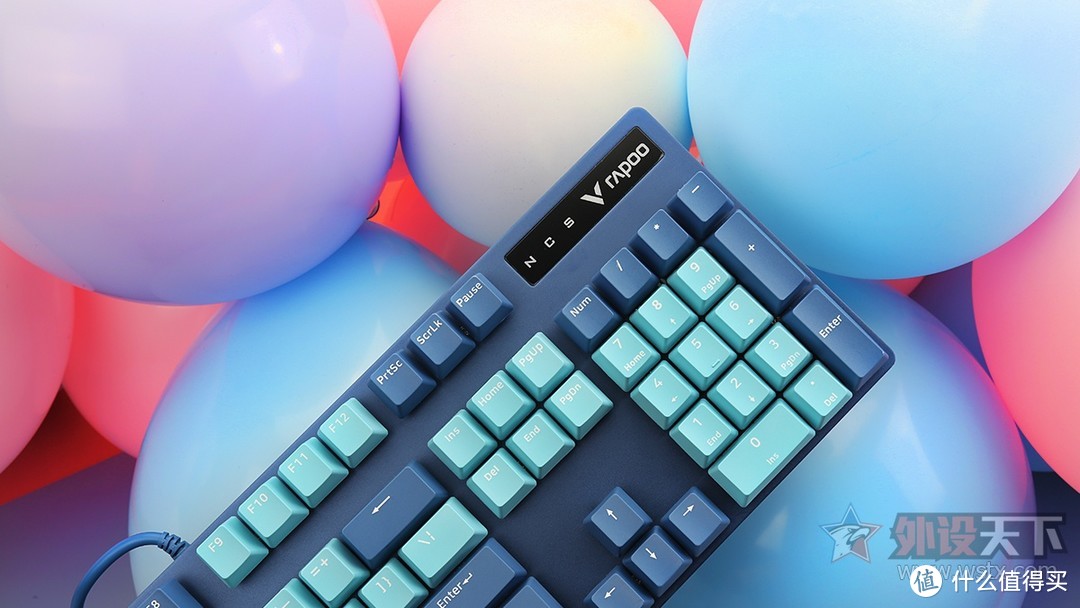 雷柏V500PRO背光游戏机械键盘：年轻玩家的多彩选择