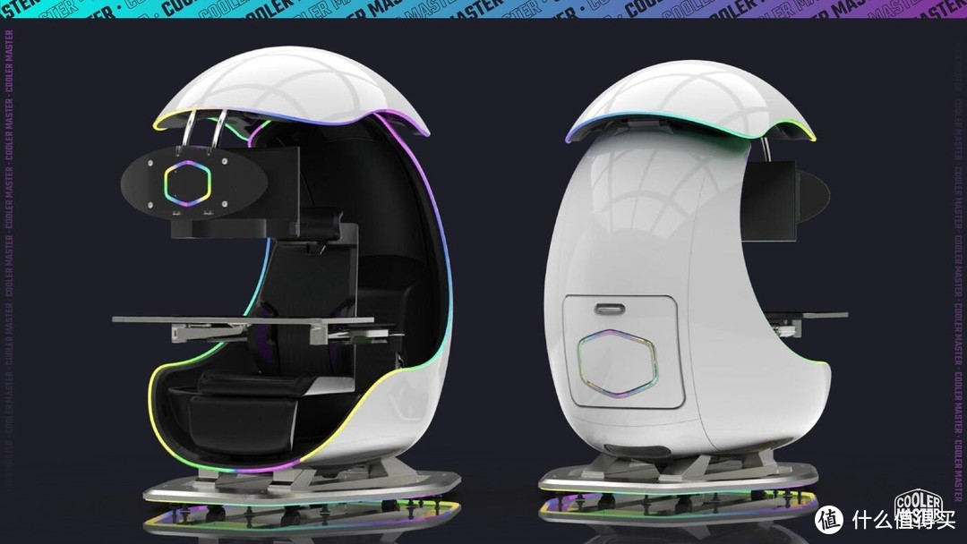 酷冷至尊发布 Orb X GamePod 电竞座椅，酷似魔蛋，顶级玩家专属座驾