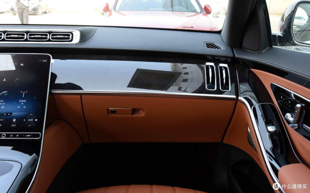 奔驰21款s400改s450杨木内饰,高亮光泽更显奢华