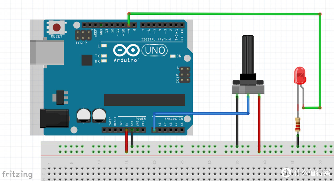 用 Arduino 点亮一颗 LED