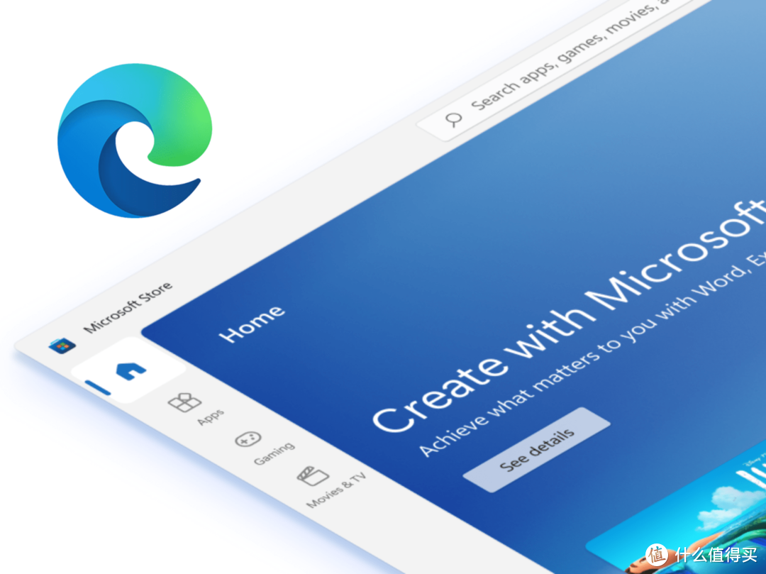 winows 11 的微软商店改版,微软商店可下载edge浏览器_办公软件_什么