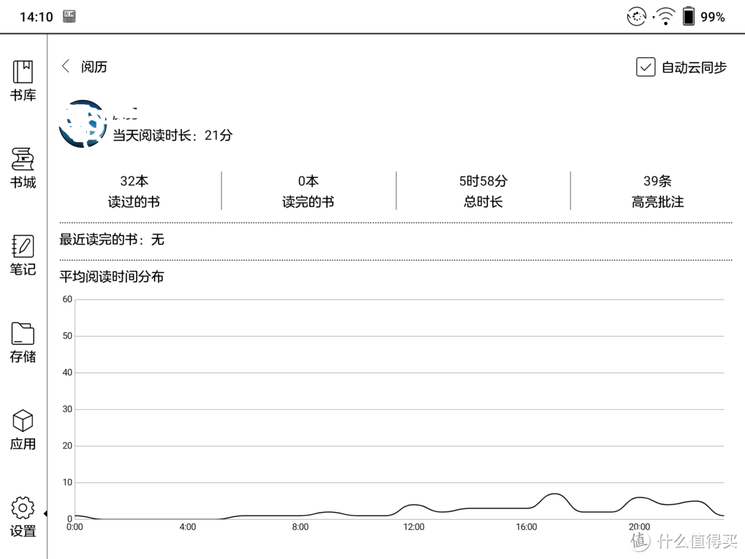 书库的“阅历”功能