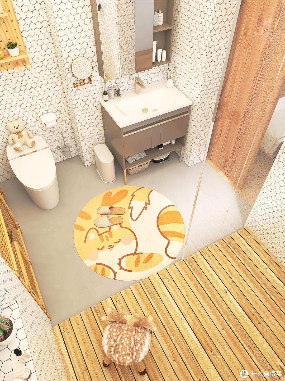 日系loft温馨感|这样的浴室带有生活的味道...
