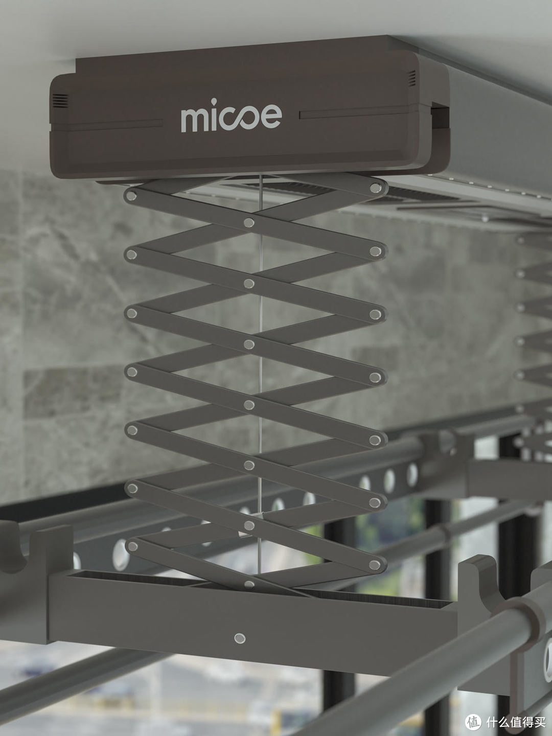 打造智能阳台缺不了它-四季沐歌（MICOE）多功能智能晾衣机 德尔菲系列