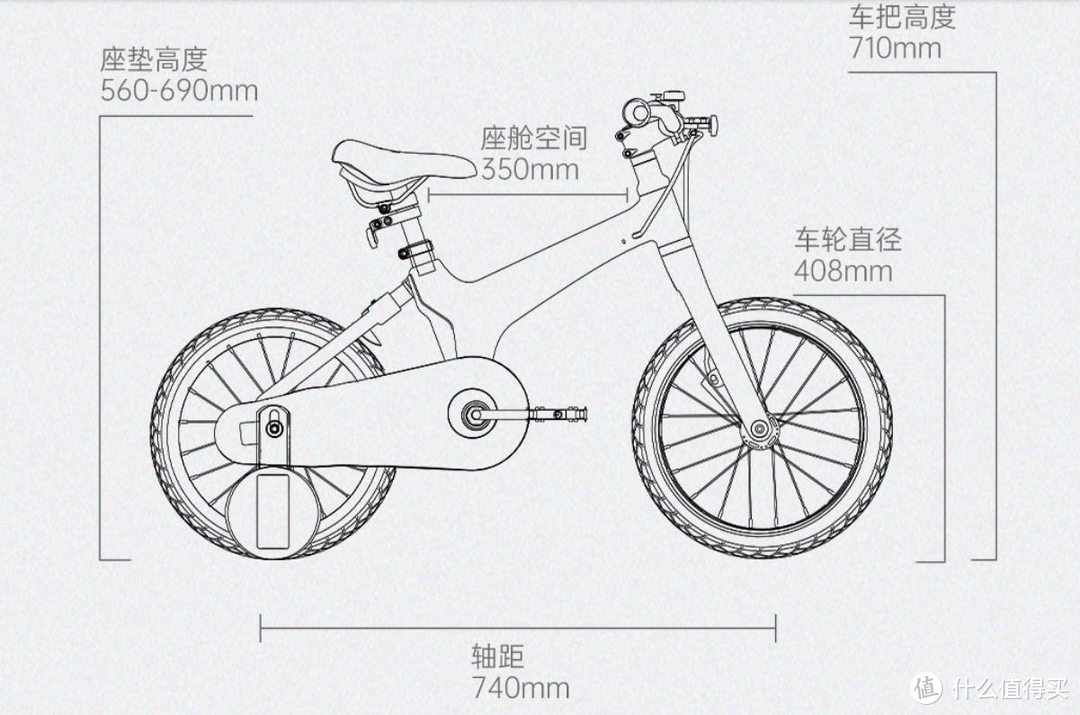 邻里小孩都羡慕哭了：柒小佰儿童减震自行车S1，孩子初学自行车的更优选择