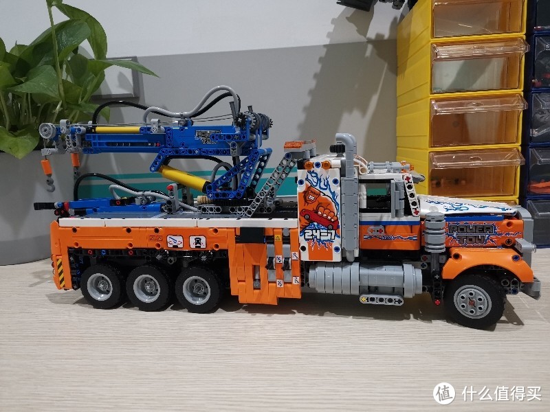 LEGO42128最新科技系列长鼻子的美式卡车大拖车气动系统的春天来了
