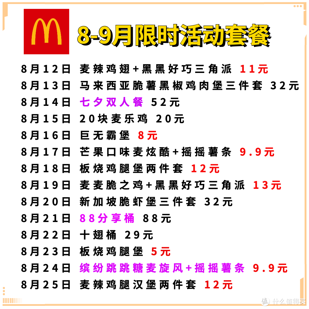 和女生约会，可以用优惠券买单吗？8、9月限时优惠分享（麦当劳、肯德基、星巴克、coco）