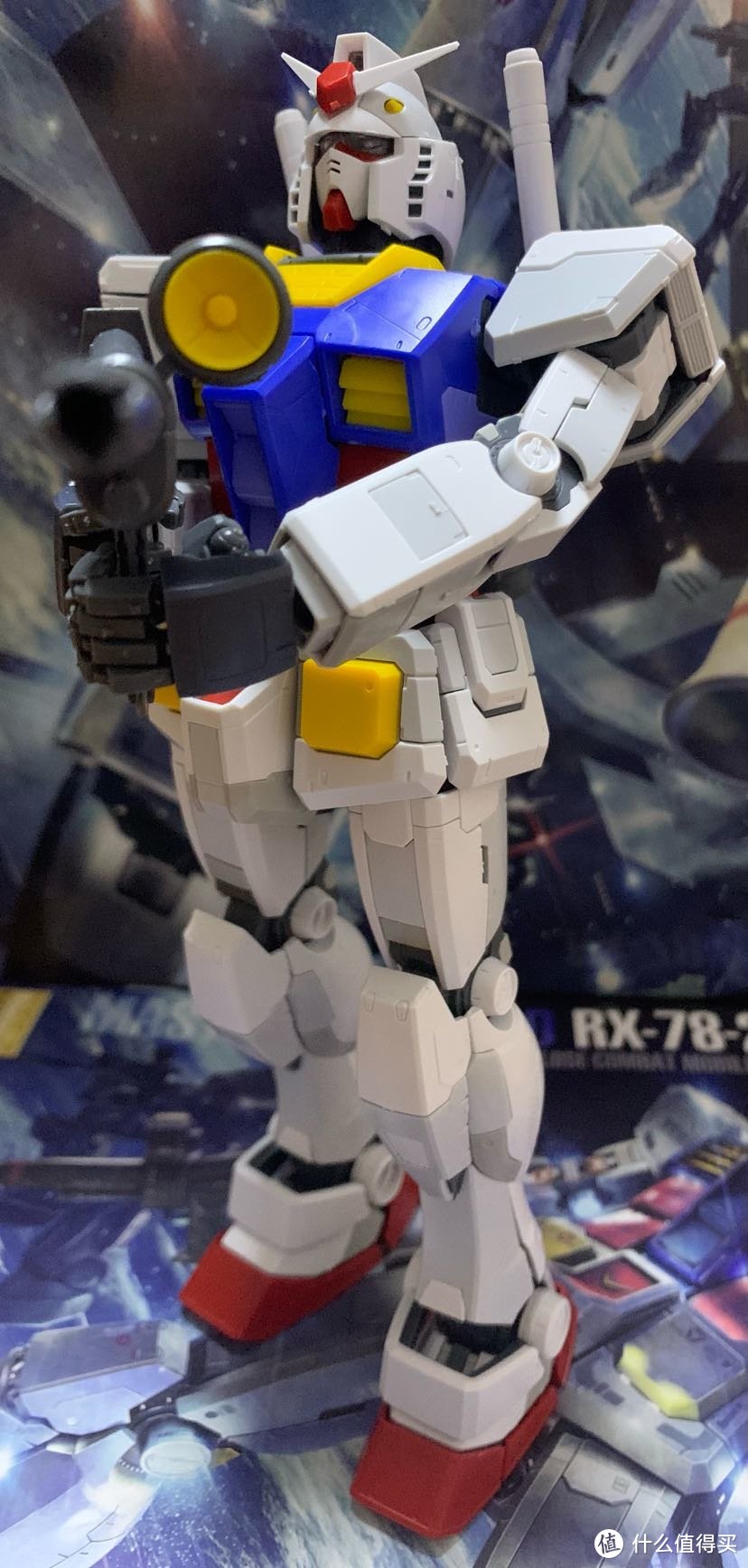 新手初体验之纯素组无修 万代MG3.0 RX-78-2 元祖高达