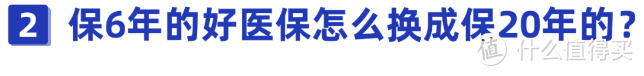 买了保6年的好医保，要换成保20年的吗？到底哪个更好？