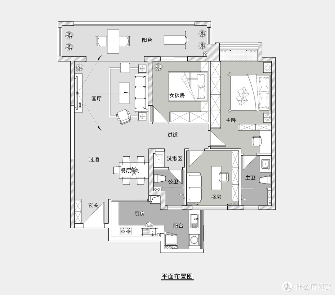 人生中第一套房子，虽然只有108㎡，选择了中式风，效果让我很满意