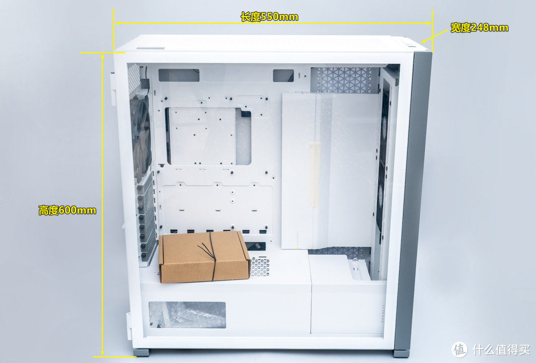 全塔机箱真的大，温度降低20度：美商海盗船7000D Airflow+H170i 水冷 体验测评