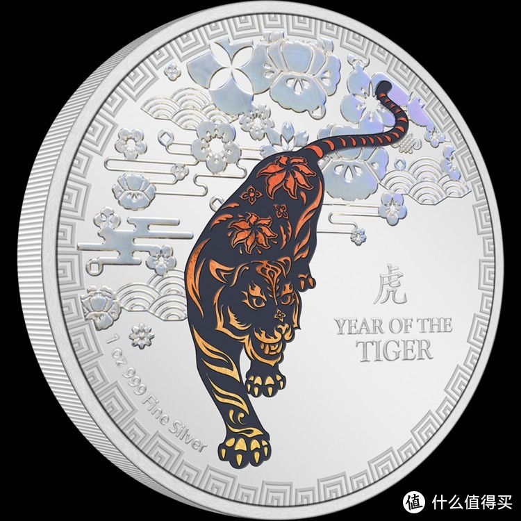 ​生肖虎-2022 年虎年 1 盎司银币