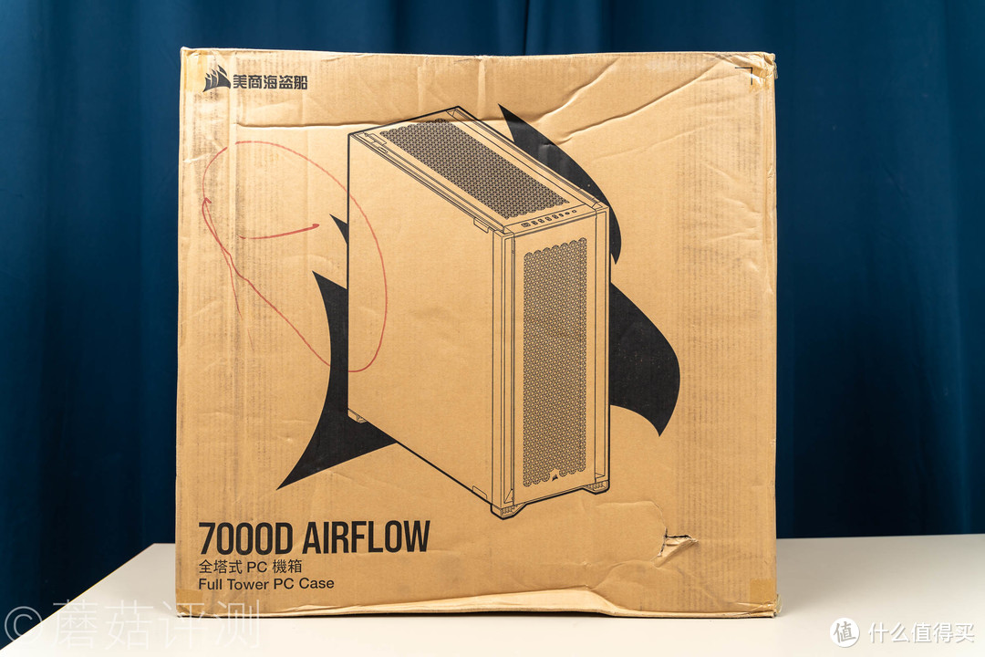 内部空间超大，散热和拓展性都非常优秀、美商海盗船7000D Airflow全塔机箱 装机体验