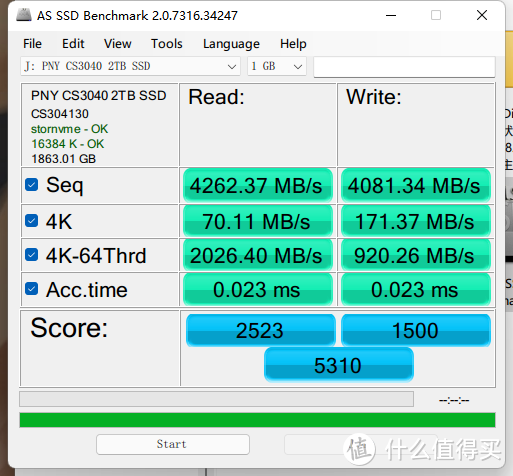 大碗量足的Gen4 SSD：PNY CS3040 2TB