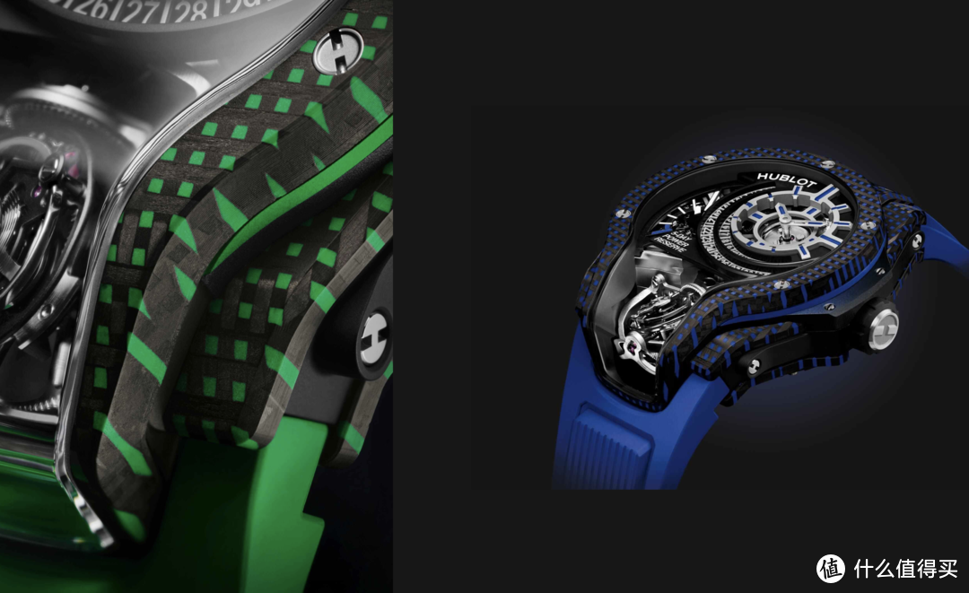 HUBLOT宇舶表推出全新彩色3D立体碳纤维与双轴陀飞轮MP-09腕表