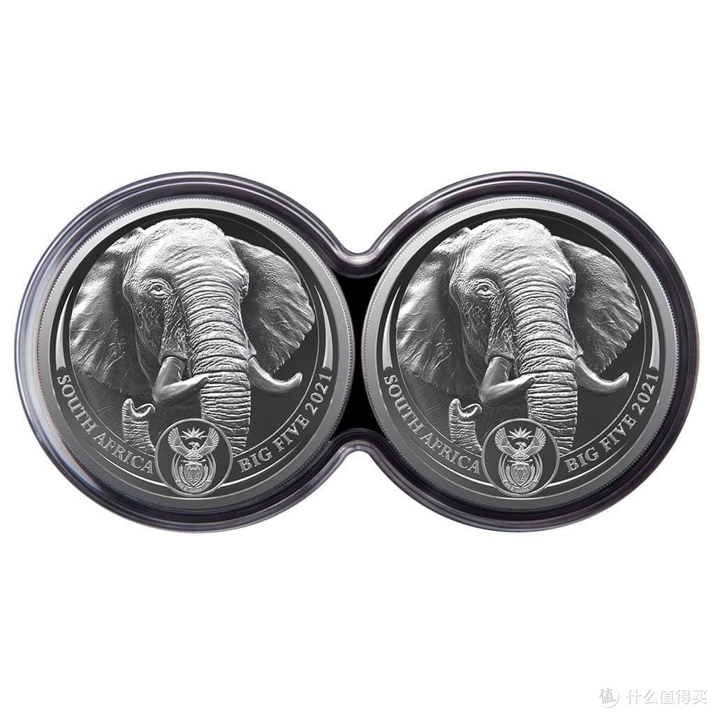 ​大象-非洲五霸-2021年南非银币套装