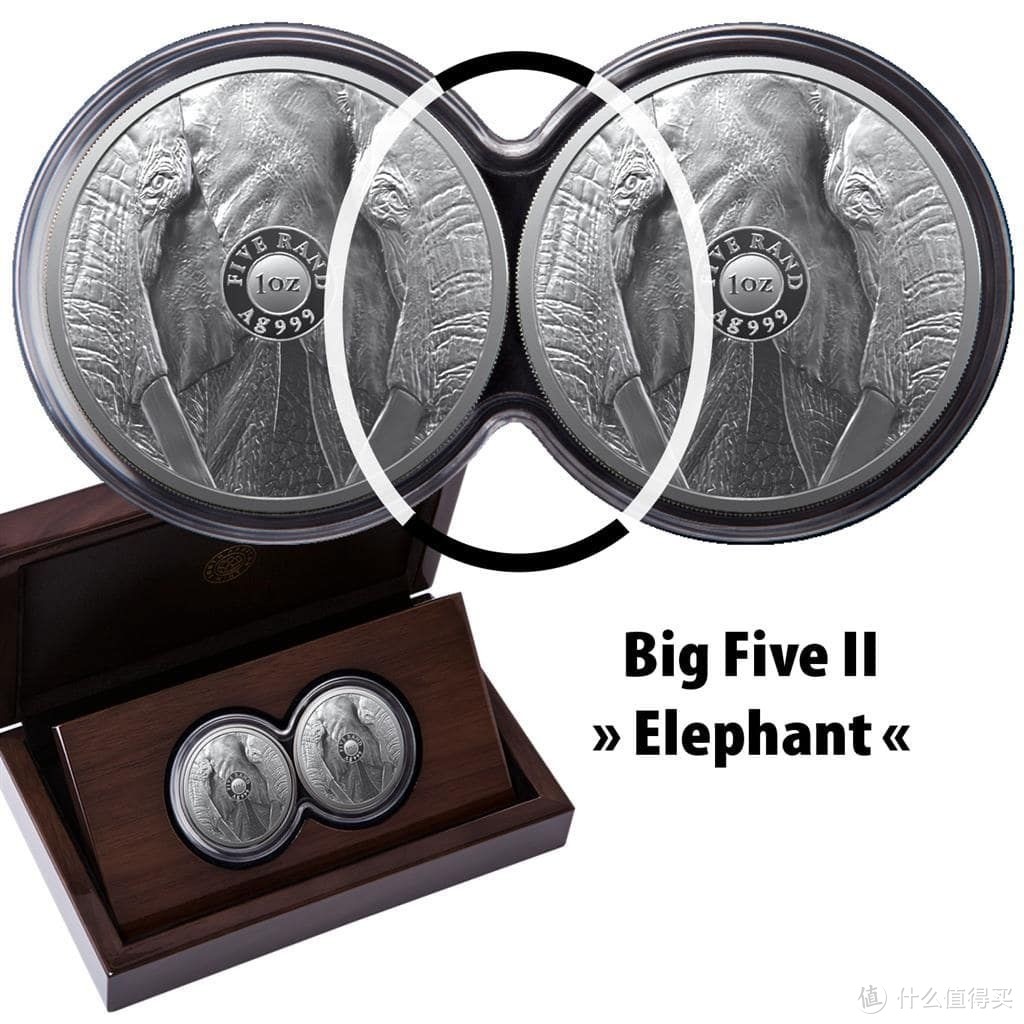 ​大象-非洲五霸-2021年南非银币套装