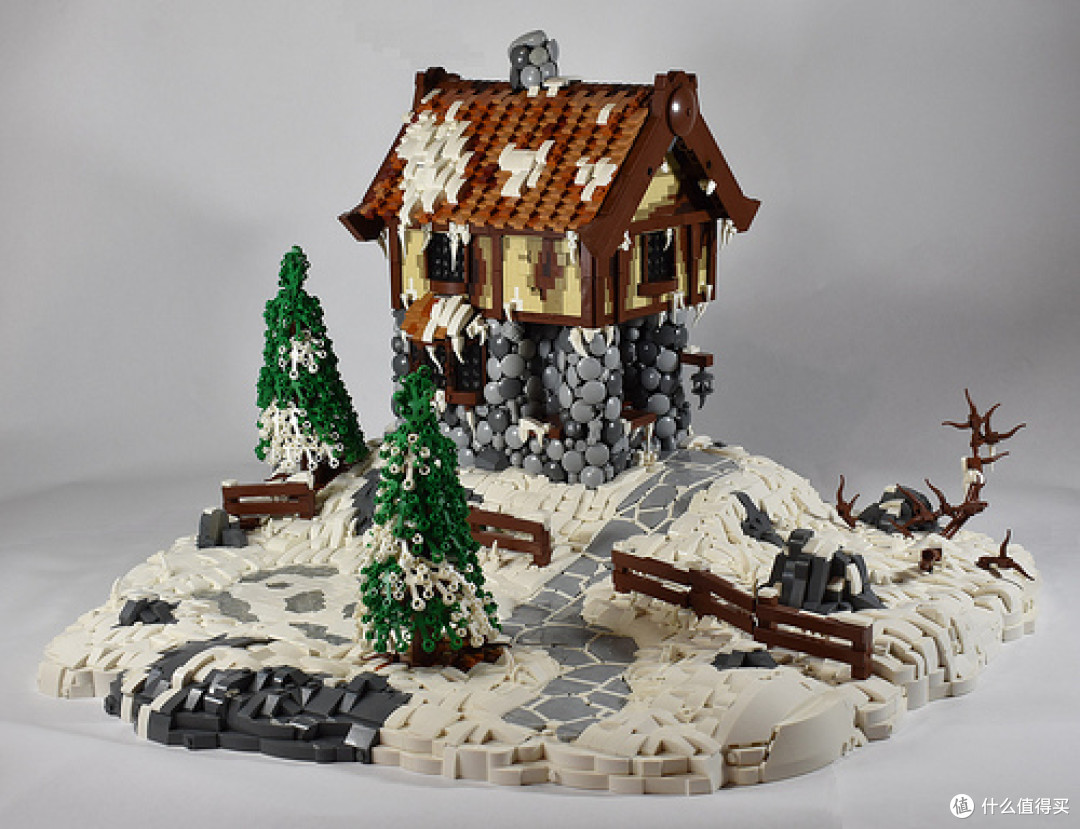 中世纪不止有城堡 欢迎欣赏这些漂亮的农家小屋 拼插积木 什么值得买