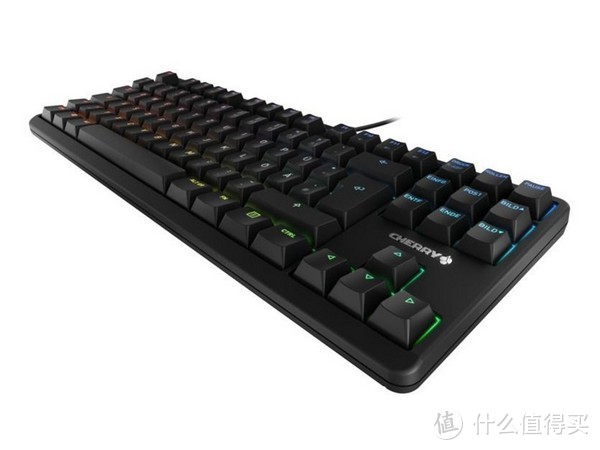 樱桃发布 G80-3000N RGB TKL 紧凑机械键盘，原厂静音红轴