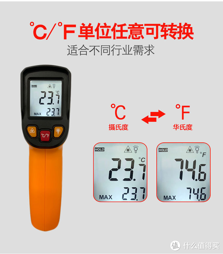 23.9的川宇T580测温枪开箱测评（-50~580℃）