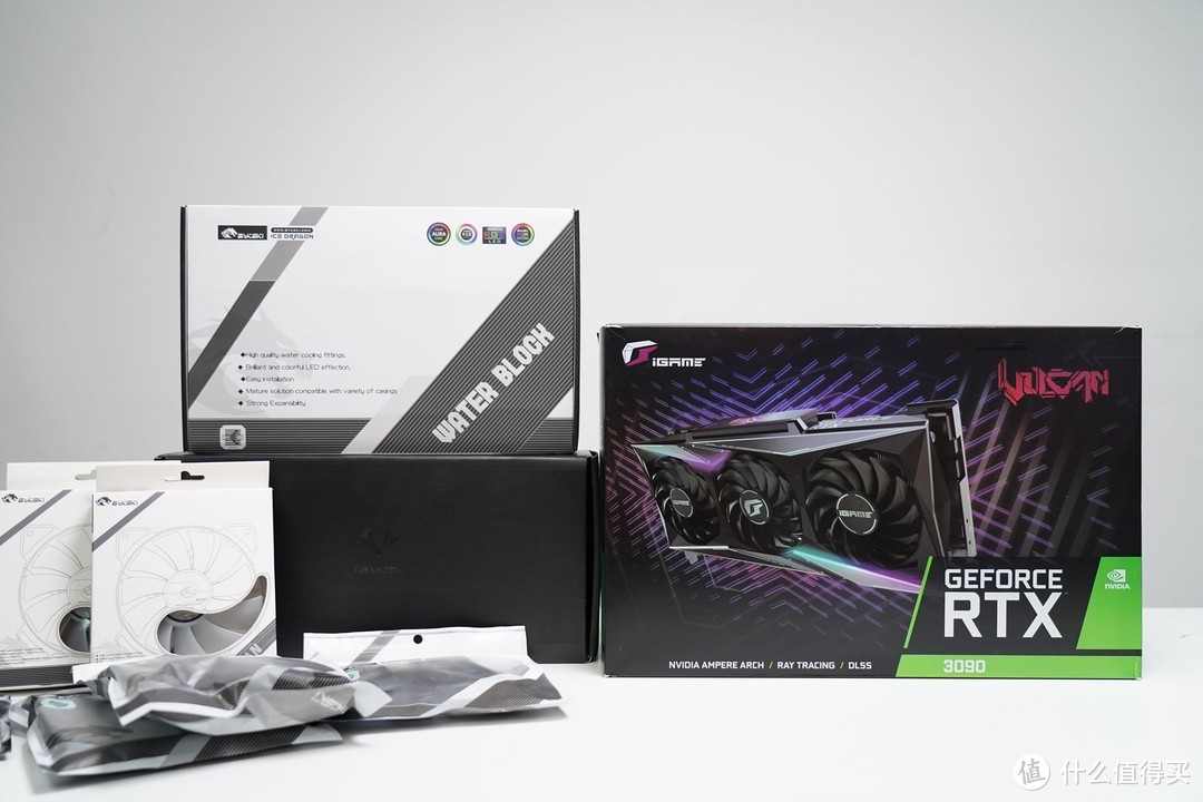 显卡水冷夹汉堡：RTX3090火神古兰森Granzon GPU一体水冷装机评测