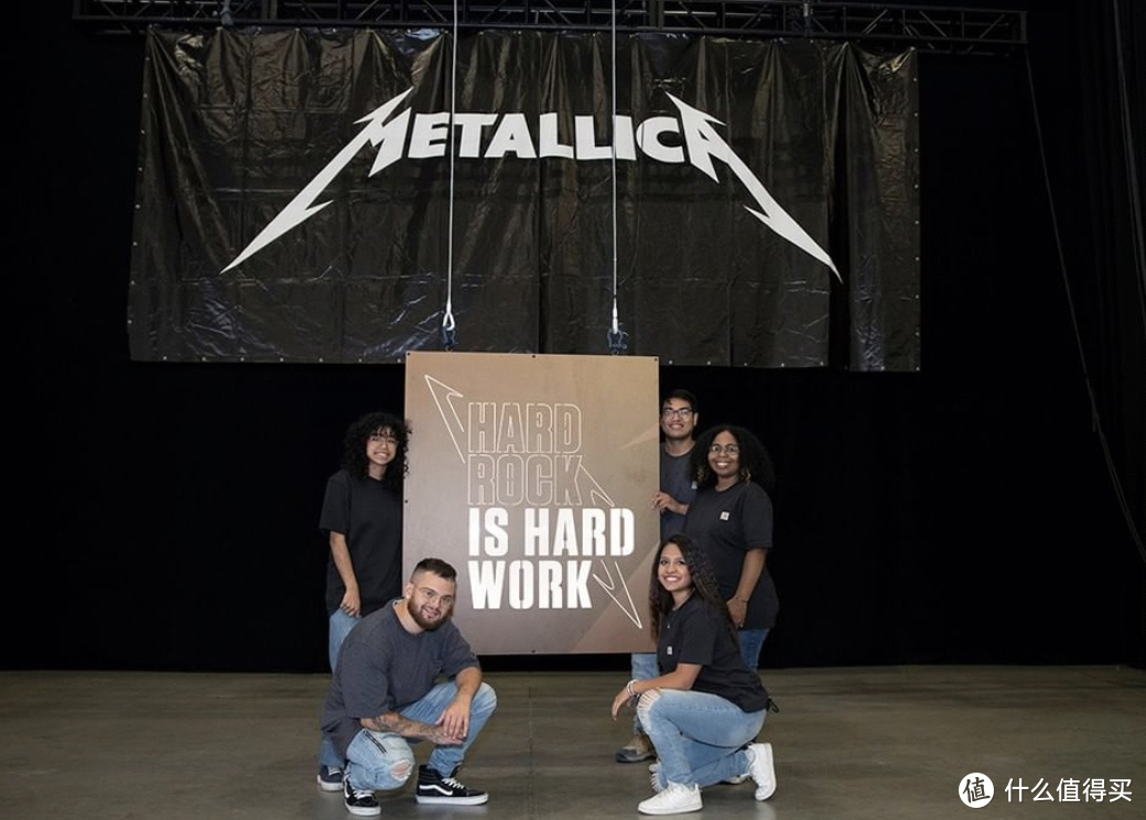 Carhartt x Metallica 合作公益项目「Hard Rock is Hard Work」