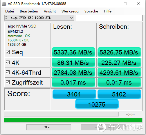 国产SSD崛起：aigo P7000超性能版 2TB SSD评测分享