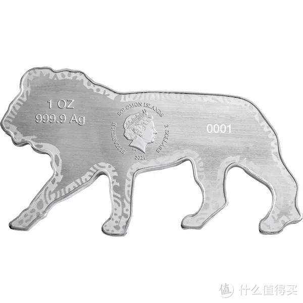 ​非洲狮子-2021年所罗门银币