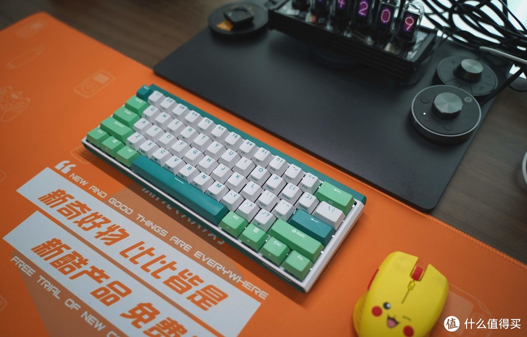 我喜欢的一把键盘，杜伽K330W薄荷绿小清新入手啦！