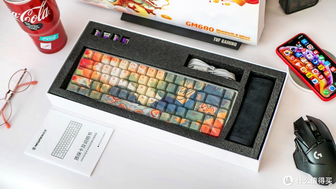 浓情国风，颜值爆表：新贵GM680双模机械键盘体验