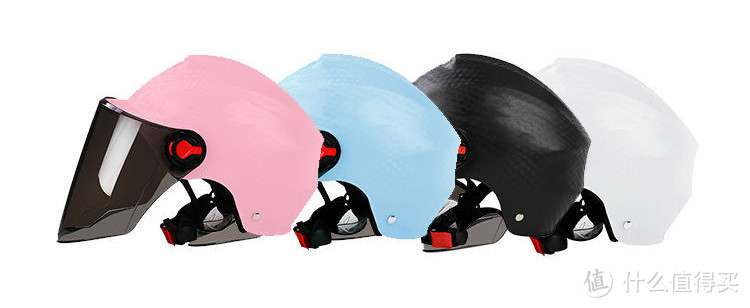 常见的PP类型的头盔，大都以纯色外壳为主