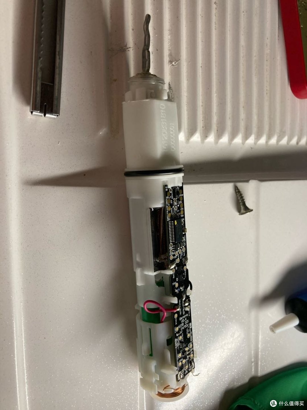 飞利浦电动牙刷hx3210a更换电池小记